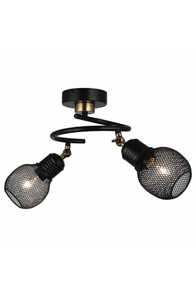 BAM BAM TİCARET Antique Black Chandelier Double