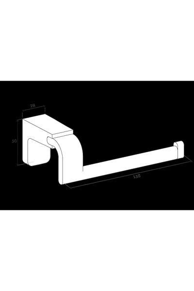 Zethome Suport pentru hârtie igienică din inox pentru baie seria F1, suport pentru hârtie igienică deschis montat pe perete auriu