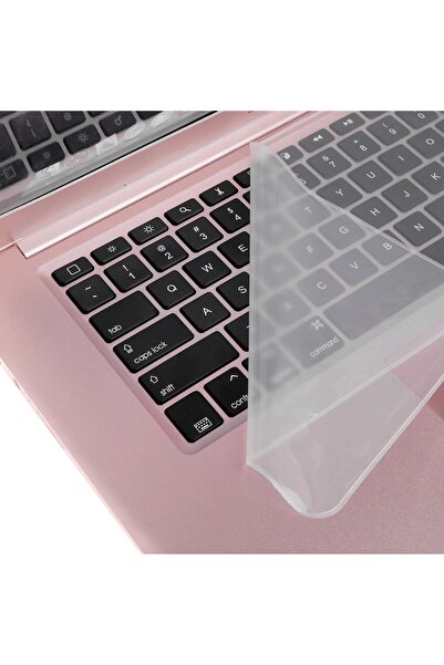 Microcase 13'' - 17'' Notebook Laptop Macbook Klavye Koruyucu Silikon - Şeffaf Al3242