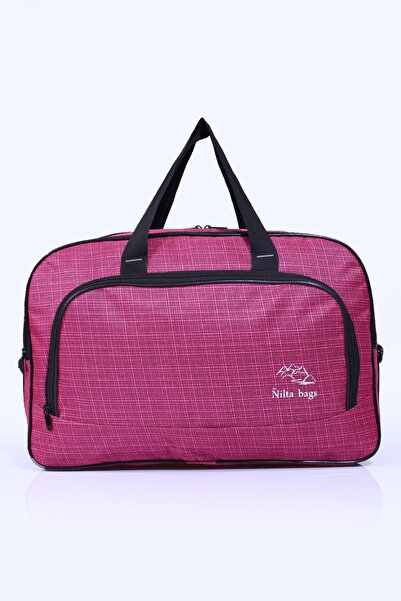 By Hakan Nil-01 Unısex Havlu Kumaş Hostes Valiz Seyahat Tatil Spor Hastane Çok Gözlü El Ve Omuz Çantası Kabin