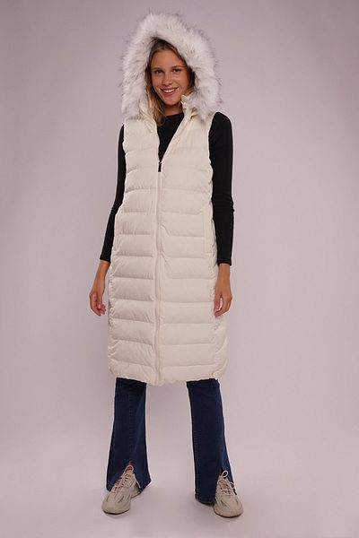 PIQUE Gabria Furry Hooded Vest