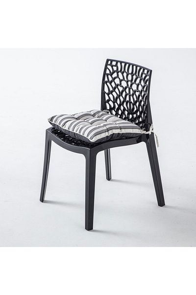 BUGİ HOME COLLECTİON Decorative Chair Cushion with Piping