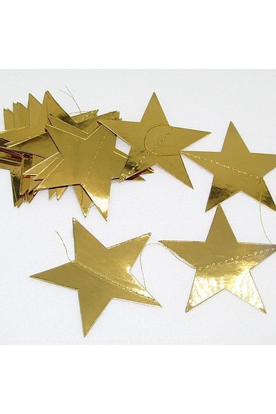 Happyland Decoration Christmas Ornament Vine Star Gold Ornament Pendant Lamp Star Ornament Vine Ornament