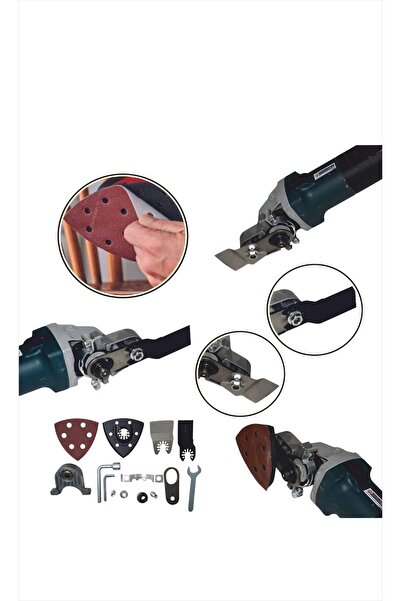 Olemax İtaly Raspalama 3'ü Set Spral Taşlama Aparatı Kesme Traşlama Zımparala...