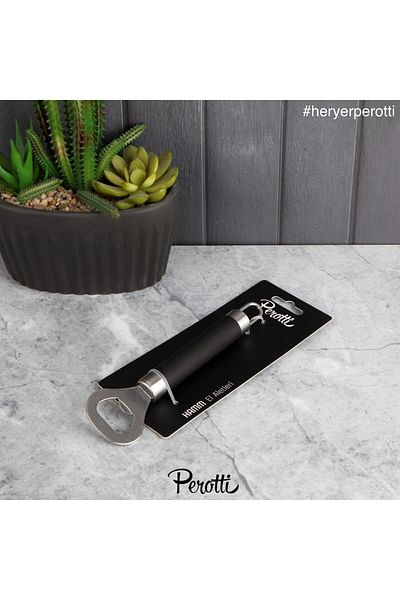Perotti Bottle Opener Black Series Stainless Steel