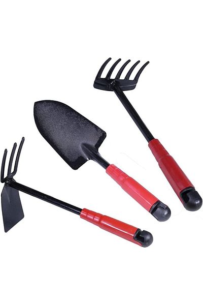 Anadolu Strong Vineyard Garden Hobby Set Rake-shovel-hoe