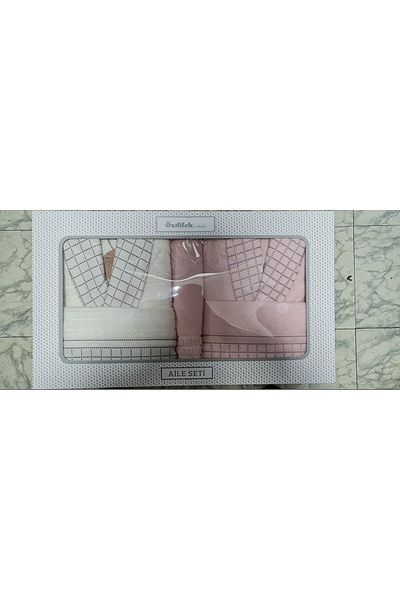 Özdilek Σετ μπουρνούζι Graph Happy Set Pink Cream