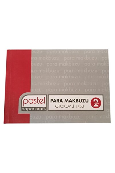 Pastel Para Makbuzu (10x14 Cm Ölçülerinde A6) Otokopili 1/50 2 Nüsha (1 Asıl ...