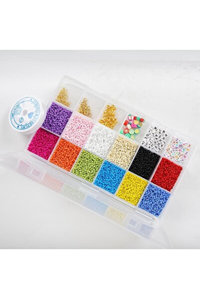BONCUKBUĞRADA Büyük Boy Kum Boncuk Takı Seti ( 480 Gr )