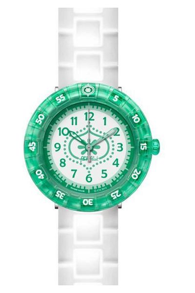 Flik Flak Green Summer Breeze Wristwatch