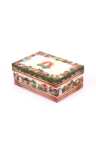 DECOBOX Yılbaşı Hediye Kutusu (22,5X15X9CM.)