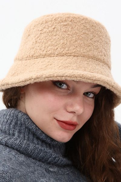 Aghilo - Lamb Boucle Fisherman Bucket Hat