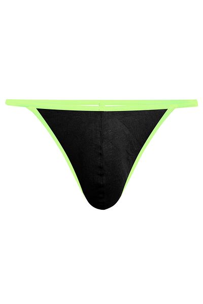 darkzone Neon Elastic Black Men's Thong