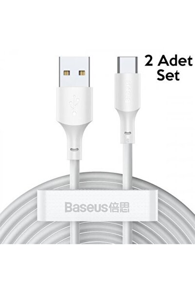 Baseus 40w 2 Adet 1.5 Metre Usb To Type C Şarj Ve Data Kablosu, Ultra Hızlı Kırılmaz Kopmaz Kablo