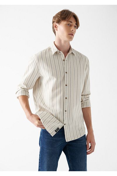 Mavi Hemd - Beige - Relaxed Fit