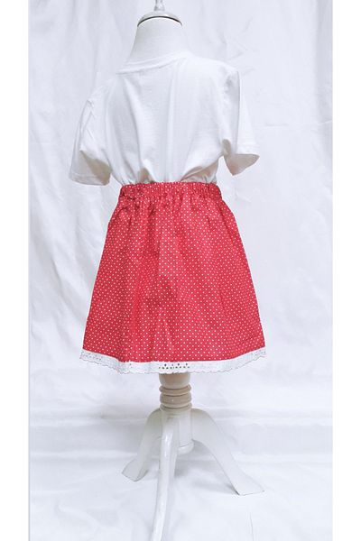 HEPSİMİNNAK Girl's Deer Themed New Year Skirt Christmas