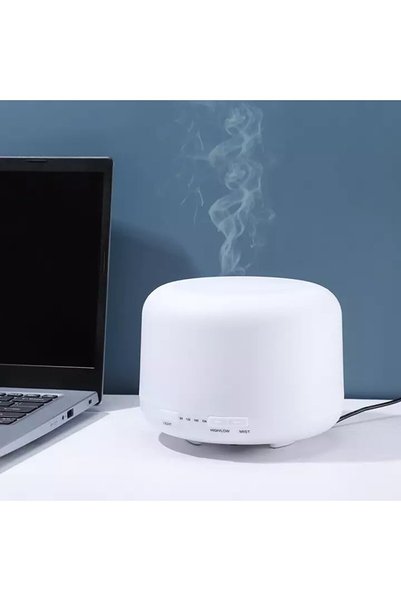 Kamardey 500 ml Ultrasonic Room Air Humidifier Steam Machine and Aroma Diffuser 7 Colors Led Without Remote Control