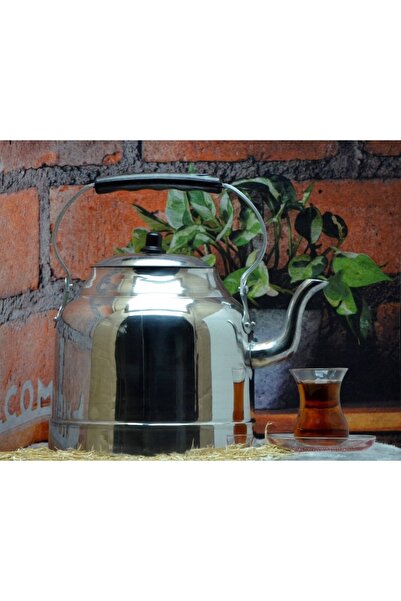 ÇEÇEN HOME 4 Litre Üstten Kulplu Saplı Alüminyum Çaydanlık, Kamp Çaydanlığı, ...