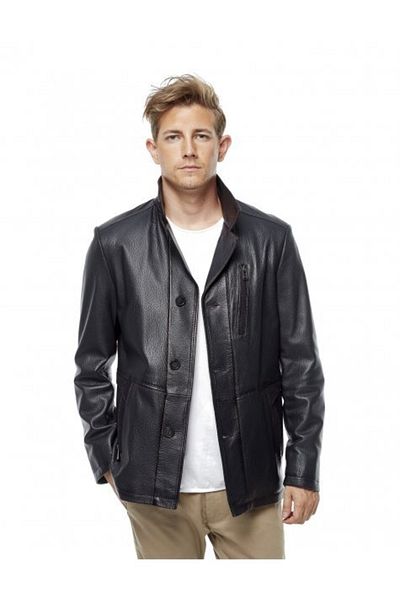 Hodore Alexa Jumbo Leather Coat