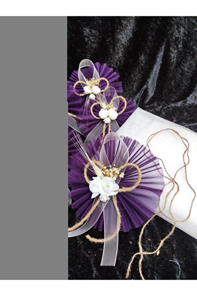 ecrin tuhafiye hobi Pratik 5 Li Gelin Bohça Süsü Seti