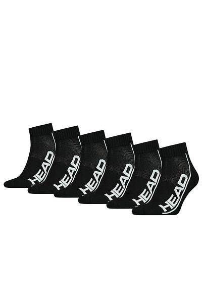 Head Unisex-Crew-Socken, 6er-Pack – PERFORMANCE QUARTER ECOM, Mesh, Logo