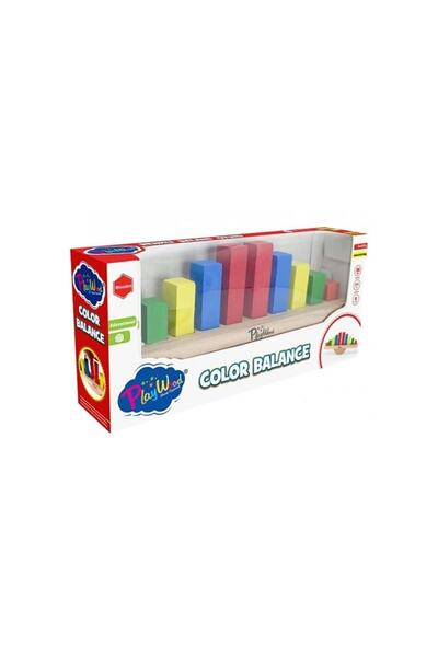 Generic Brand Wooden Colored Balancing Game