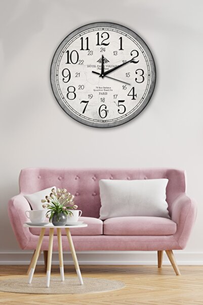 modabilge Retro Tasarımlı Duvar Saati 40x40cm