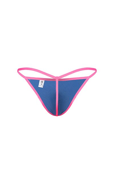 darkzone Ανδρικό στρινγκ Neon Elastic Blue