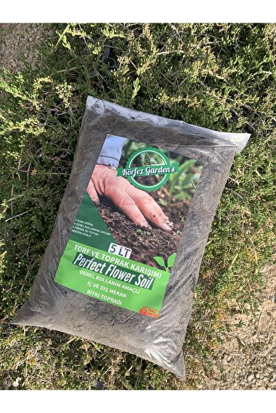 körfezgardens Körfez Garden’s Torf Ve Toprak Saksı Çiçek Toprağı Besleyici Katkılı