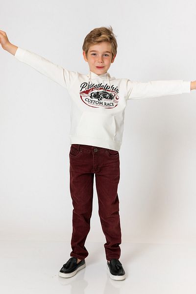 incity Boy's Burgundy Trousers