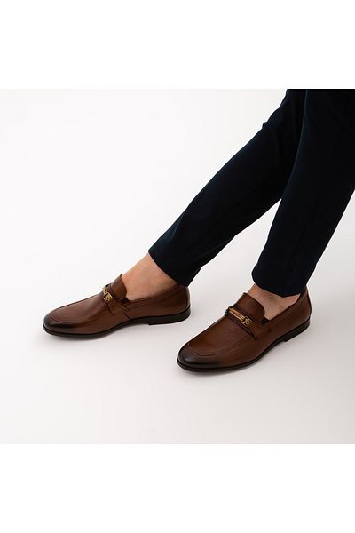 Tamer Tanca Men's Leather Driver Shoes 221 3051 Erk Ayk Y21