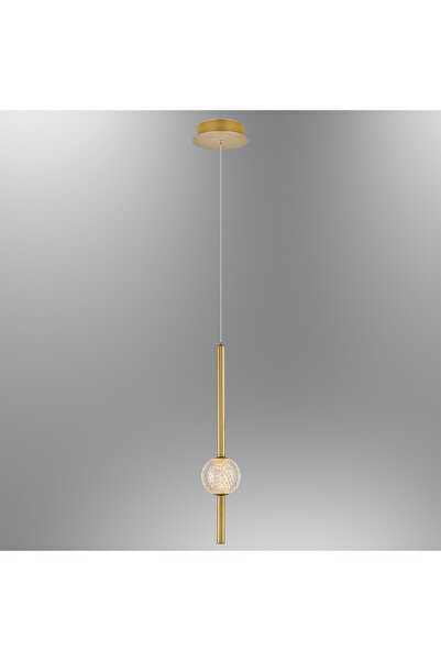 Özcan Aydınlatma 4133-1a-03 Pearl Tekli Sarkıt Avize Sarı