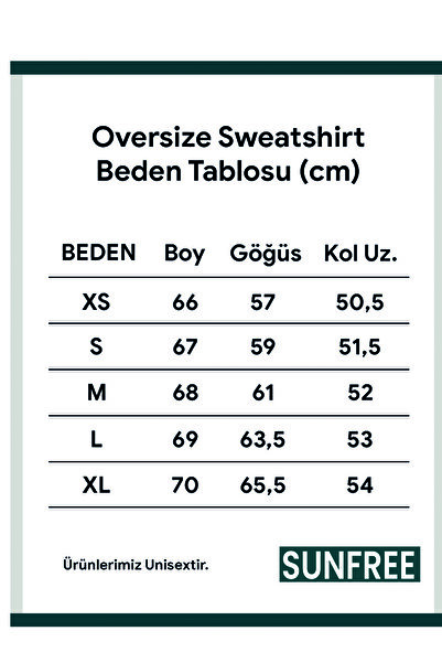 SUNFREE Unisex Cool Teddy εμπριμέ φούτερ oversize