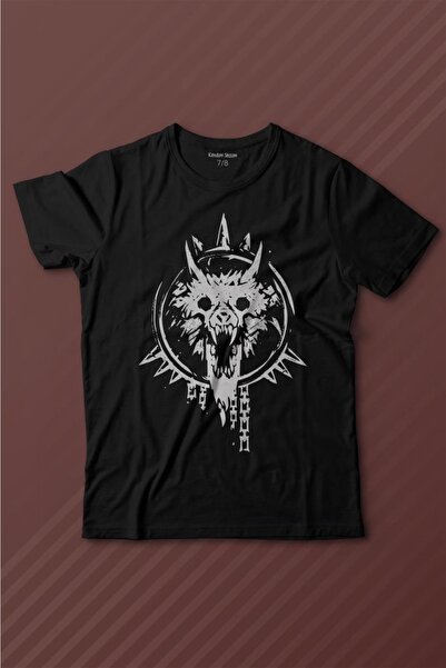 Kendim Seçtim Viking Fenrir Vukova Glava Vikings Vukova Glava Štampano Majica...