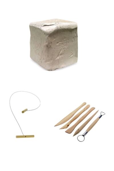 okulima عجينة سيراميك 6 كجم سلك قطع الطين 5 قطع