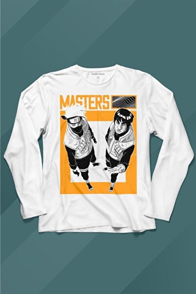 Kendim Seçtim Naruto Kakashi Masters Anime Series Masters Japanska majica sa ...