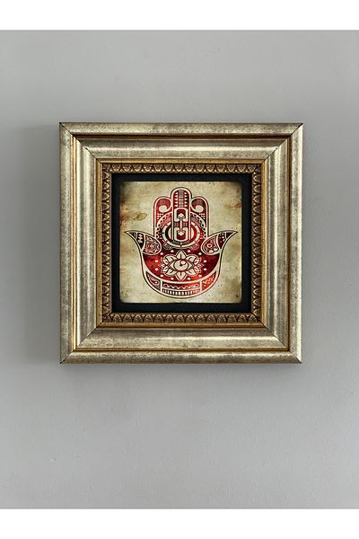 Oscar Stone Decor Pictură pe perete Fatma Ana Hand Stone cu cadru 20 X 20 cm