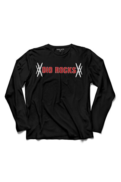 Kendim Seçtim Ronnie James Dio Returns Logo 2 Majica dugih rukava Štampano za...
