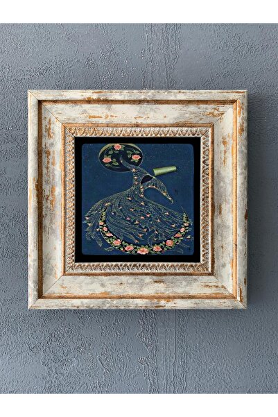 Oscar Stone Decor Çerçeveli Taş Duvar  Dekoru 20 x 20 cm SEMAZEN