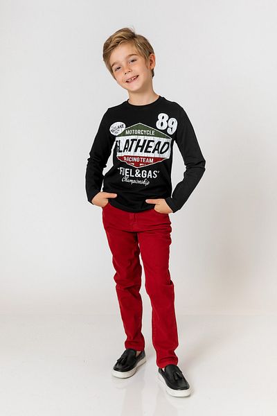 incity Boy's Burgundy Trousers