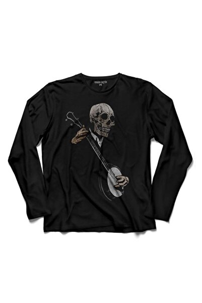 Kendim Seçtim Skull Skullboys Muzika Muzičar Majica dugih rukava Štampano Dec...
