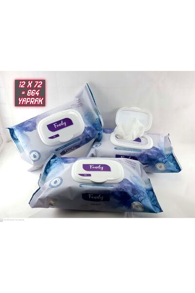 PAPU Fendy Islak Havlu X 12 Paket