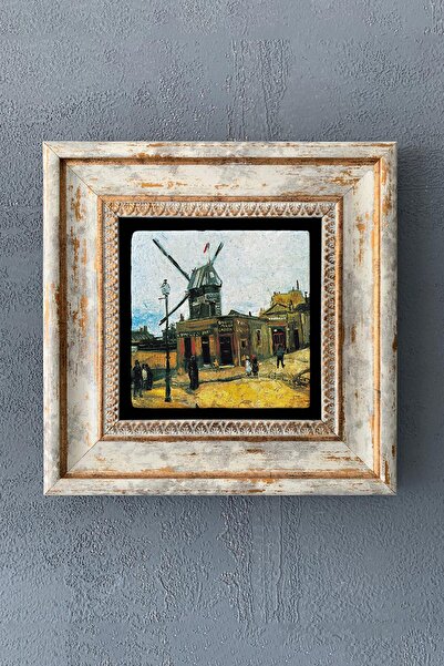 Framed Stone Table 20x20 Cm Wall Decor Van Gogh Works
