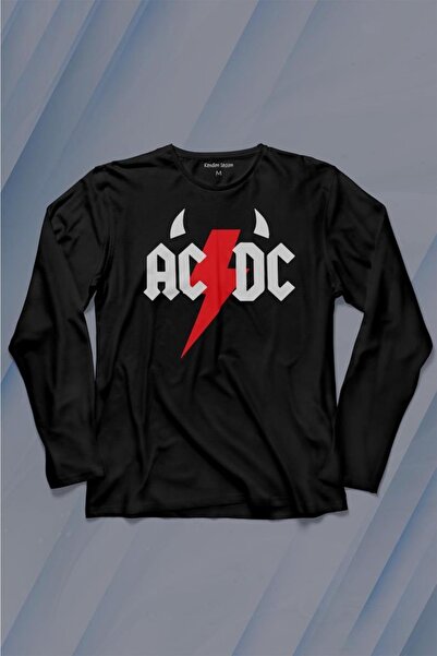Kendim Seçtim AC DC Alternativna Muzika Direct Current Musicdevil Majica Dugi...