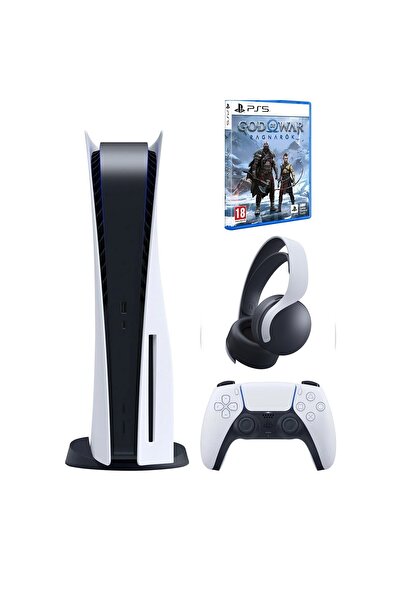 Sony Playstation 5 (ithalatçı Garantili) + Ps5 Pulse Kulaklık + Ps5 God Of War Ragnarok Oyun
