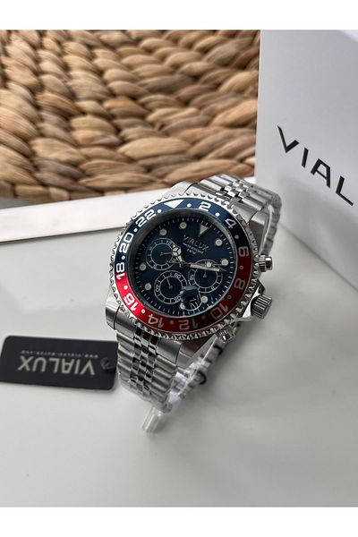 Vialux Men's Jubilee Model Wristwatch 5 Atm Waterproof