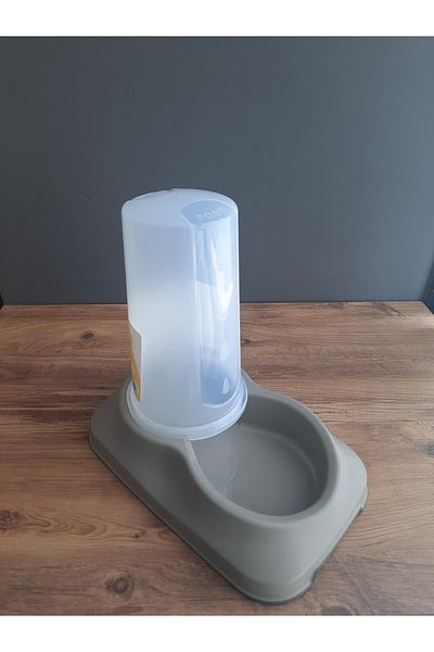 RETRO ART Food Container with Reservoir / Water Container | 3.5 Lt. (Cat And Dog) Pt-205