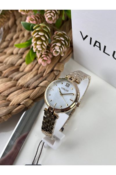 Vialux Steel Women's Wristwatch Waterproof