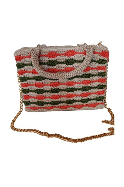 Simay Aksesuar Handmade Women's Hand Knitted Bag