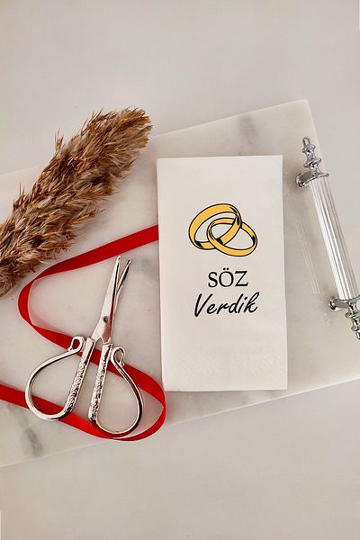 NapkinStore Promised Printed Napkin 20 Pack (Nps21)